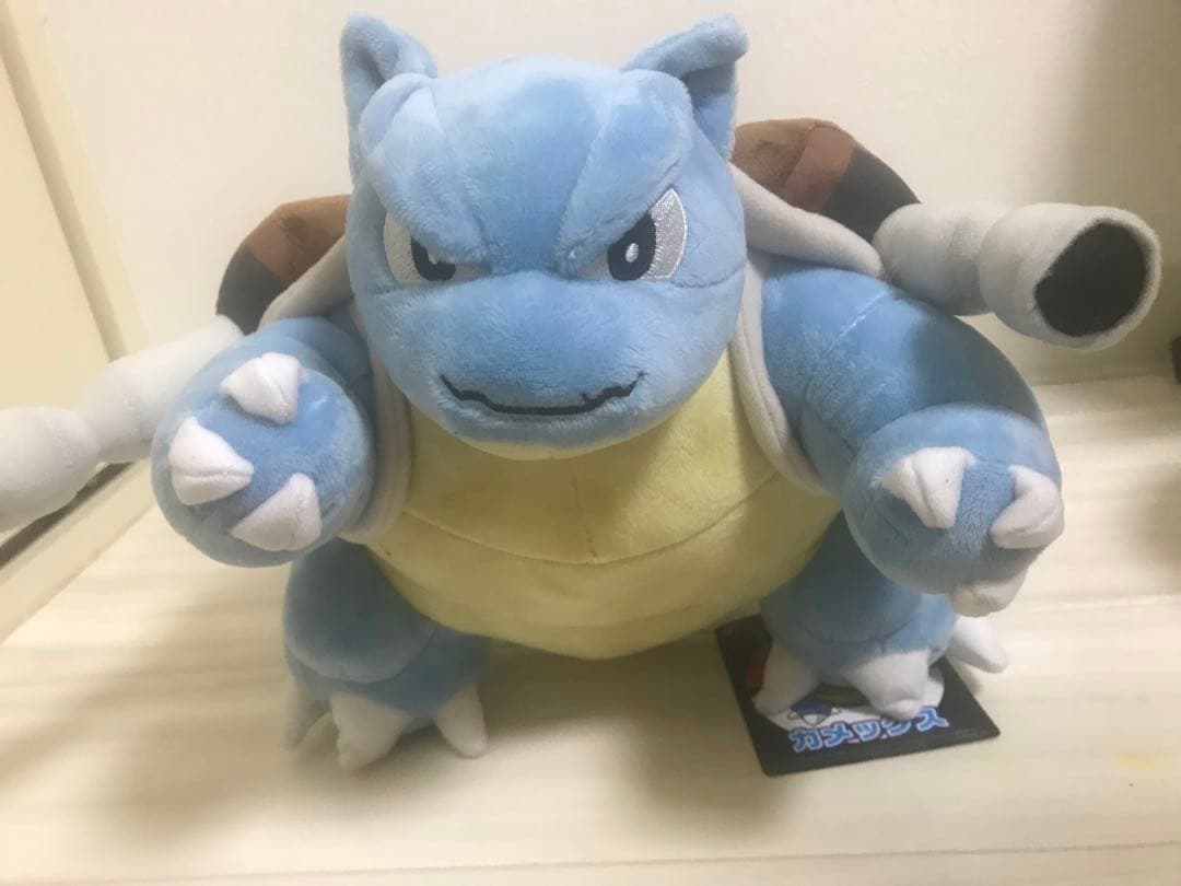 初期カラー　レア　カメックス　2019 ポケモンセンター　タグ付き　ぬいぐるみ