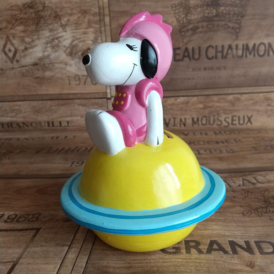 ピーナッツ スヌーピーアストロノーツ ベル貯金箱ヴィンテージ