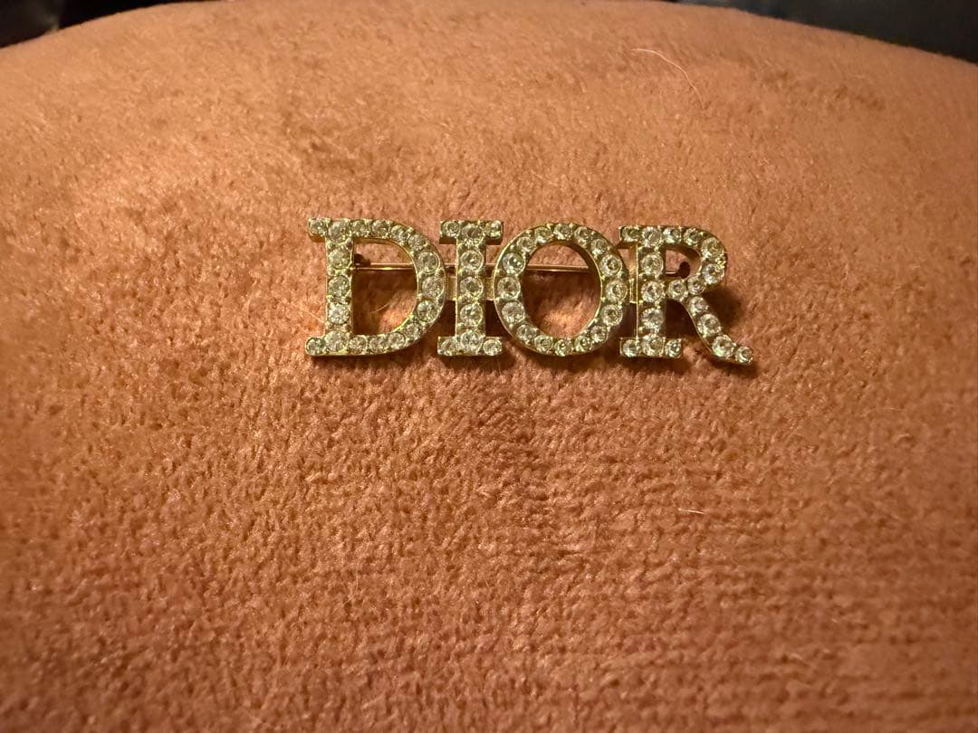 ディオール　ブローチ　美品　キラキラ