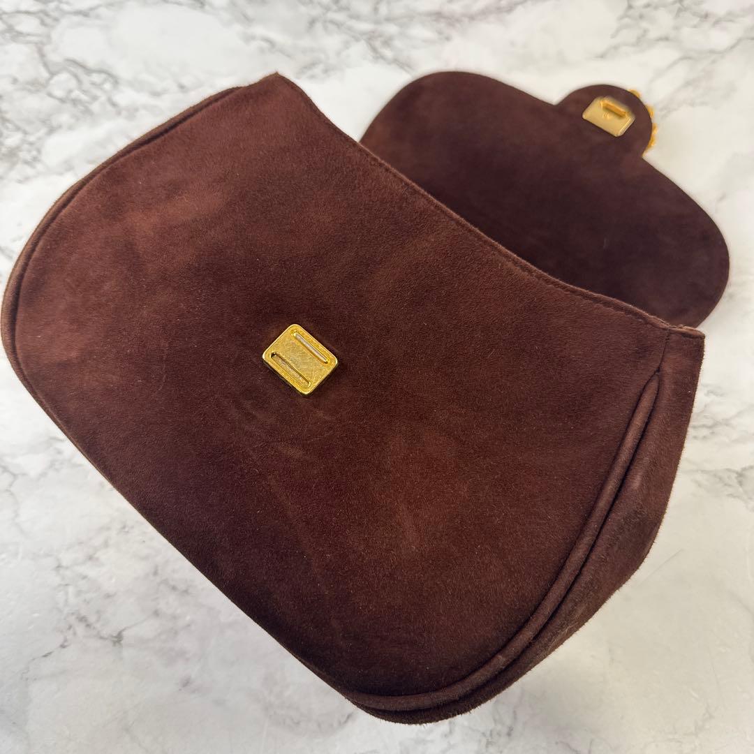 VALENTINO ヴァレンティノ イタリア製 本革 スエードレザーハンドバッグ