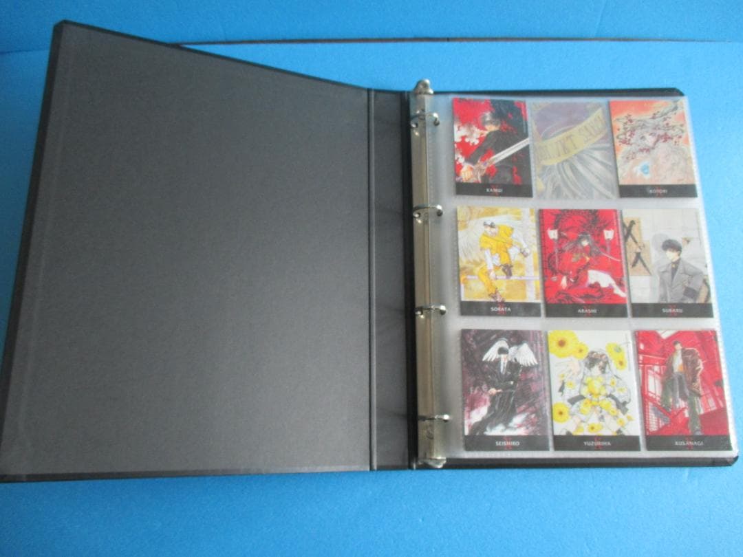 年代物◎CLAMP X　トレカセット　ファイル付◎クランプエックスカード