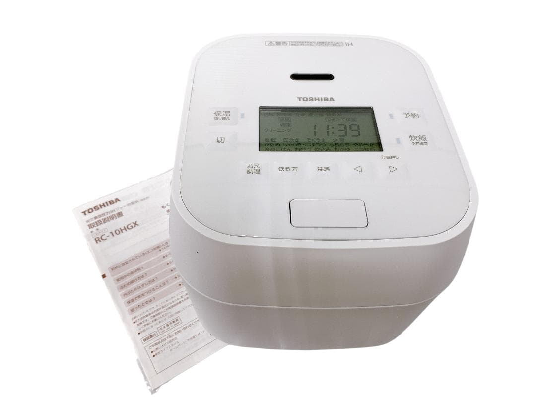 TOSHIBA IH炊飯器 RC-10HGX ホワイト
