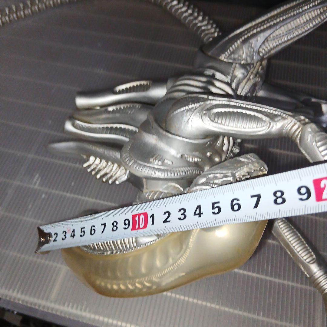 エイリアンフィギュア 可動式 シルバー 約30cm