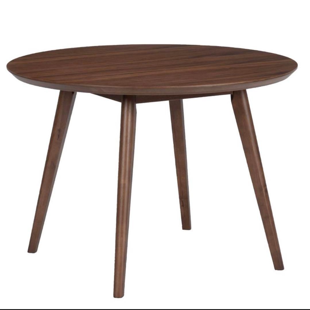 ダイニングテーブル 丸テーブル ミドルブラウン 100cm
