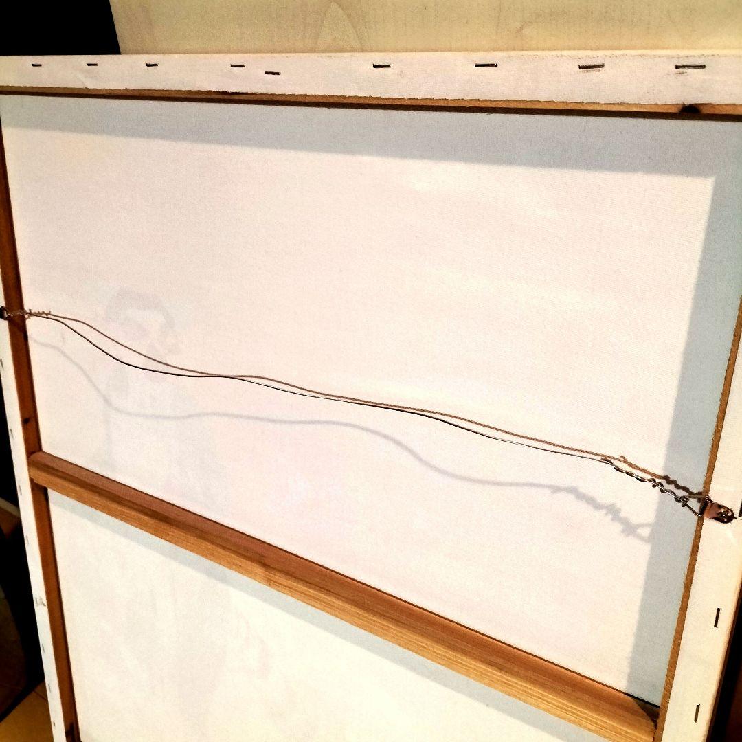 ワオキツネザル アクリル絵の具 キャンバス オリジナル