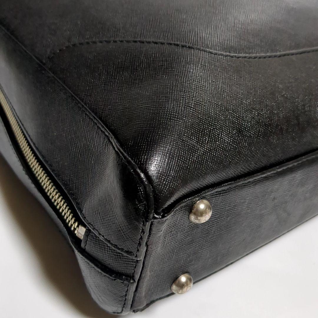 ✨ペッレモルビダ✨ビジネスバッグ キャピターノ レザー ブラック 2way ロゴ