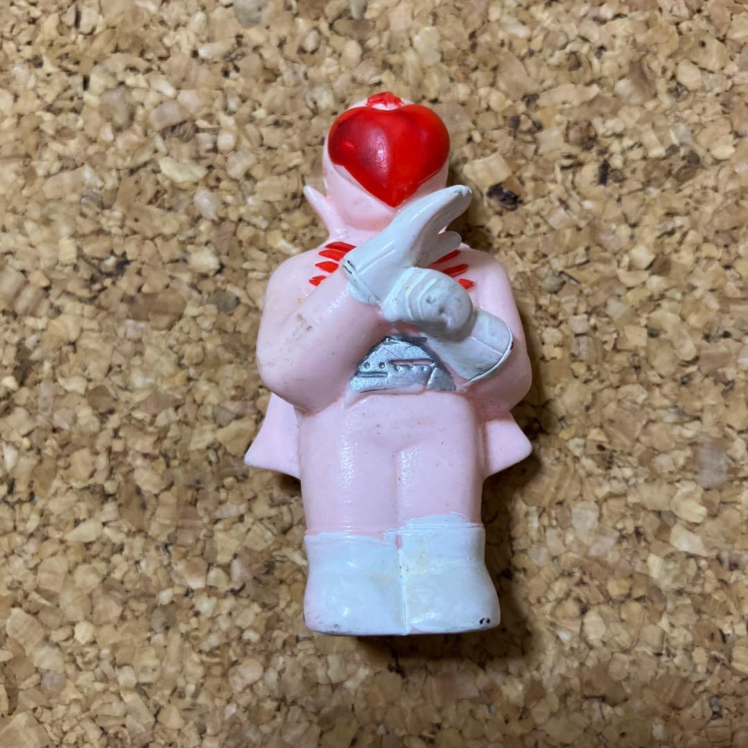 ［即購入OK］　ソフビ　ゴレンジャー　モモレンジャー　指人形　当時品