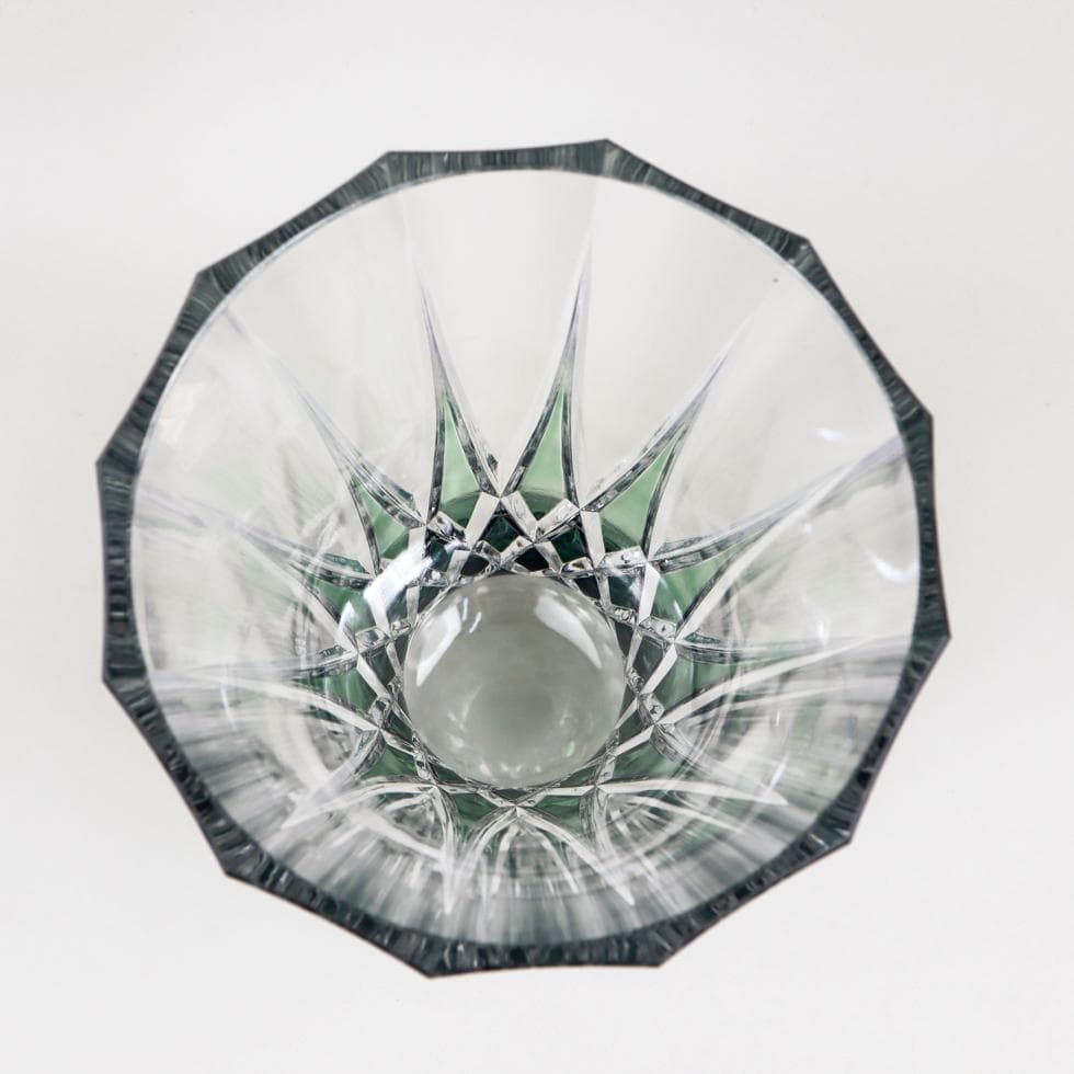 \"Val Saint Lamber エメラルドグリーン 花瓶 29cm 5kg