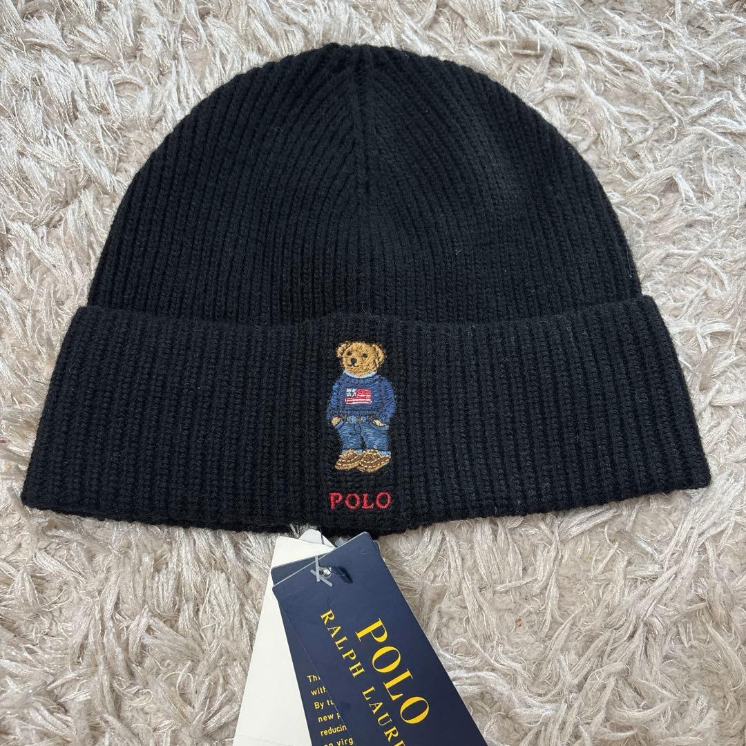 最終お値下げ❣️新品未使用　ラルフローレン　ニット帽子
