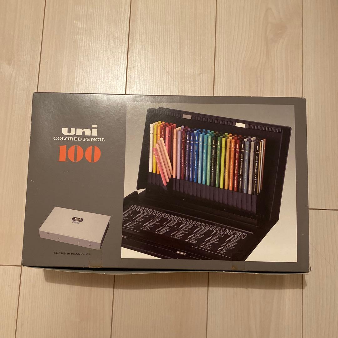 【新品・未使用】三菱鉛筆 色鉛筆uni カラー100色