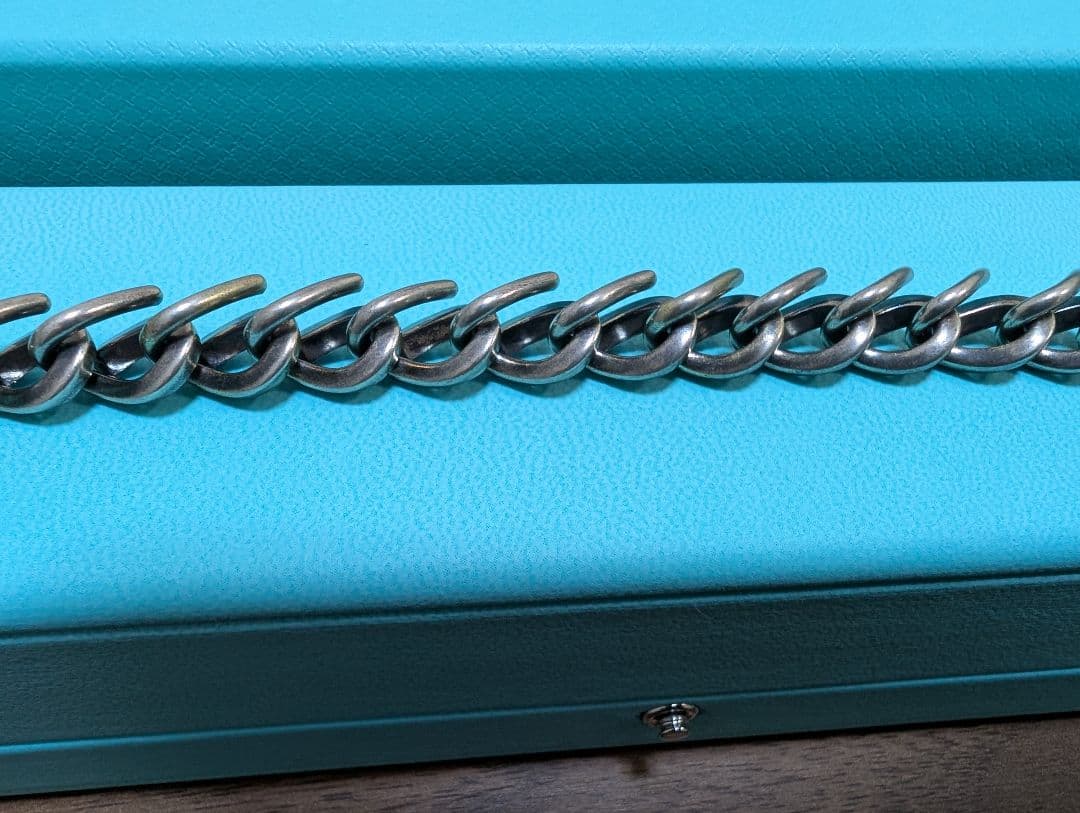 ティファニー ブレスレット フォージ ミディアム リンク　いぶし仕上げ