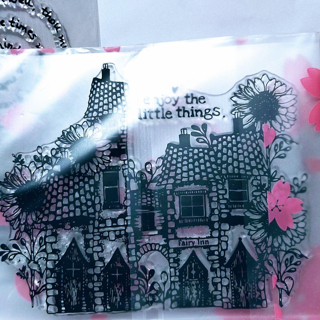 (420)【海外製 】クリアスタンプ おすすめ2枚セット〜妖精セット〜