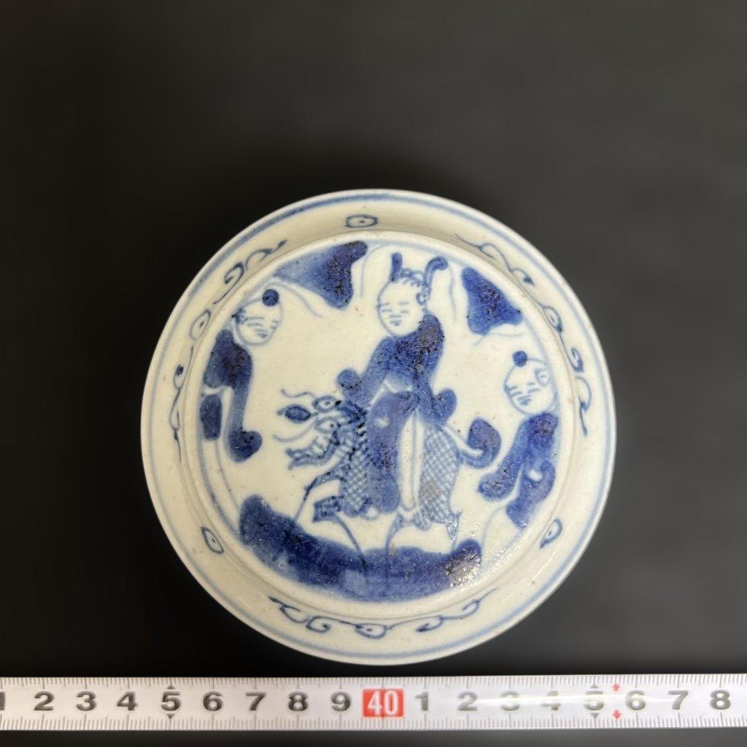 中国清時代　香合　幅約10㎝　東里8-0116①