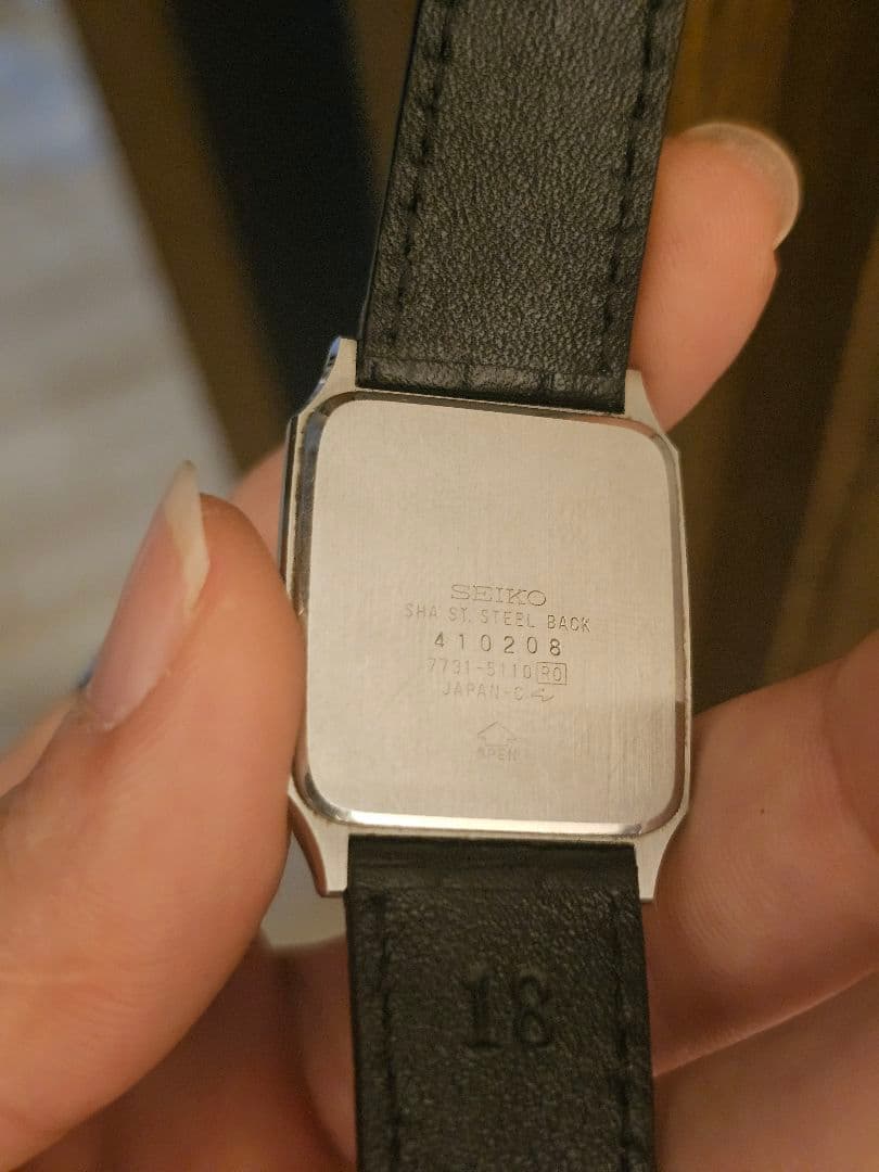 腕時計　メンズ　セイコーSEIKOドルチェ7731-5110クォーツ