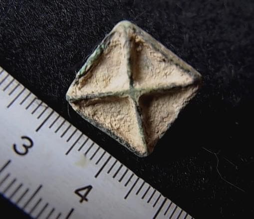 ★Q1323★古代品 （04）青銅　ブロンズ製　印章　オリエント出土