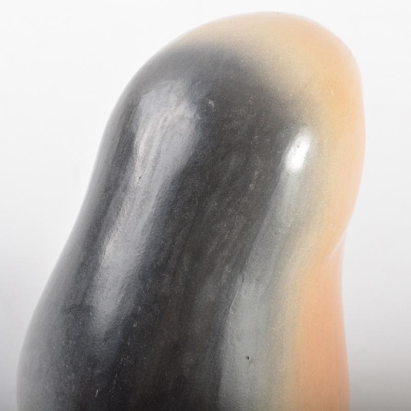 茶道具　雲華焼　山崎宗元作　狗　のし押え　熨斗押　共布共箱　V　R6888