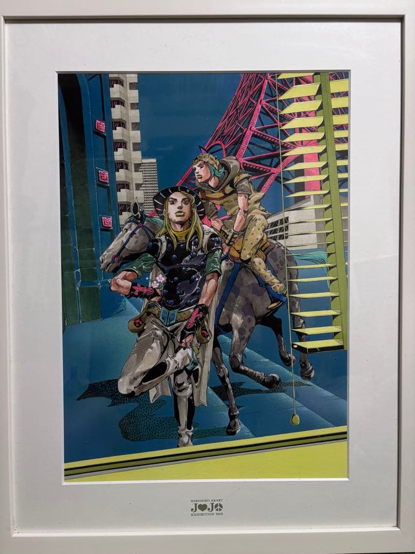 ジョジョの奇妙な冒険 ７部SBR 複製原画　ジョジョ展2012