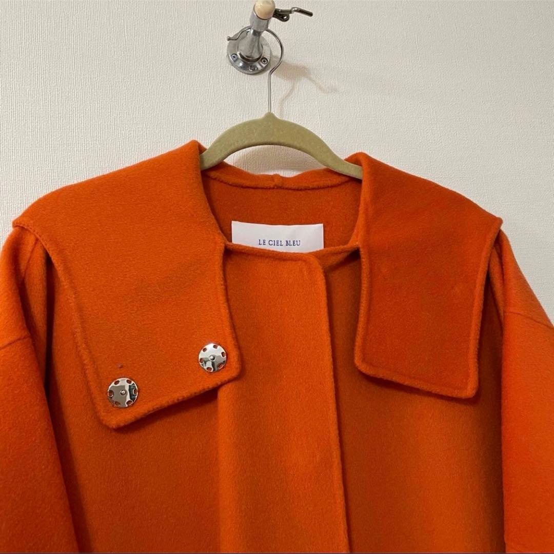ルシェルブルー Hooded Over Coat オレンジ