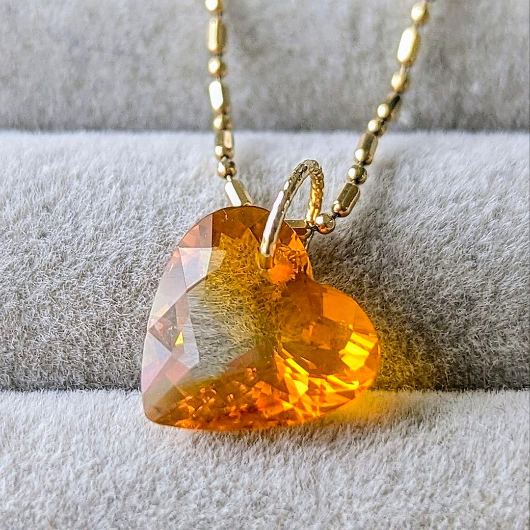 ♢miyumiyu♢K18 ファイアオパール 2.65ct チャーム