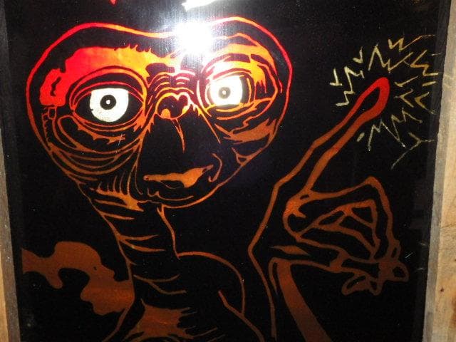 80’S★E.T.★壁掛け★4★ビンテージ★ポスター★アート★宇宙人★UFO