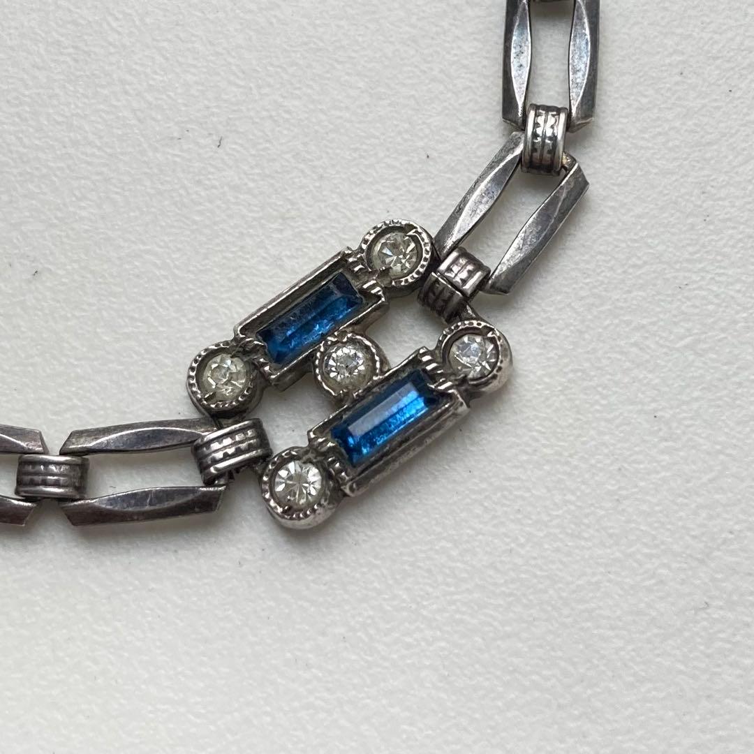 40s 50s USA製 フリーメイソン 逆五芒星 スターリング ブレスレット