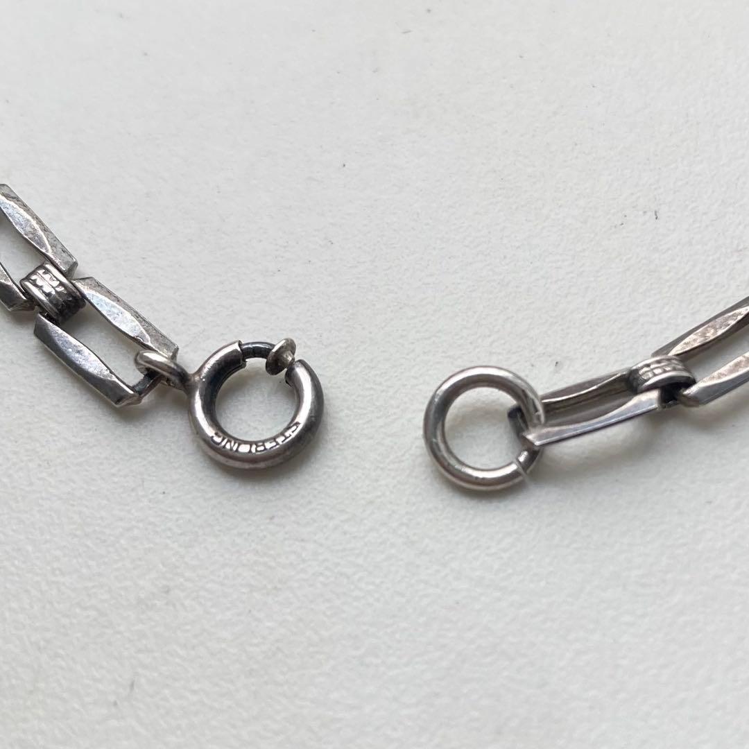 40s 50s USA製 フリーメイソン 逆五芒星 スターリング ブレスレット