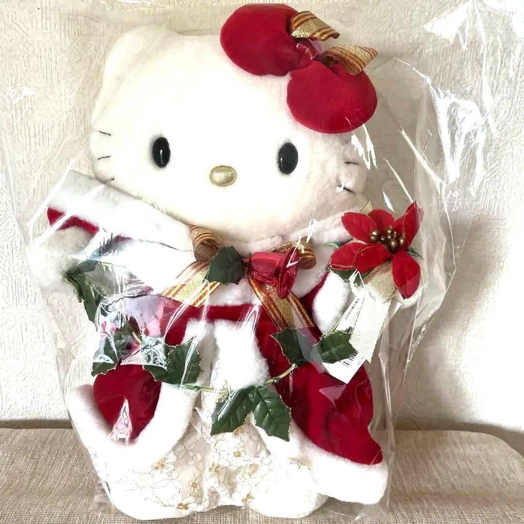 激レア‼️ハローキティ クリスマスぬいぐるみ