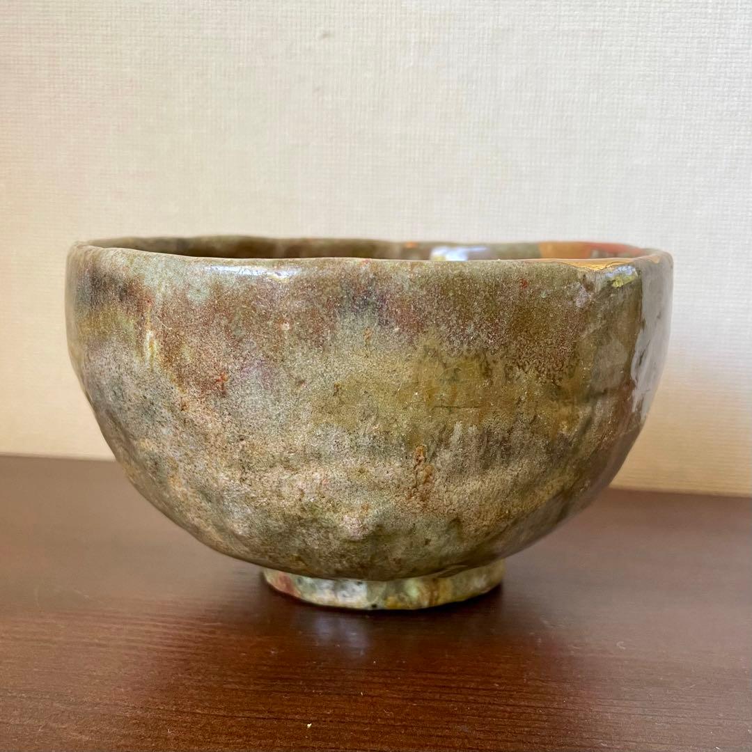 Mさま専用ページ＊飴釉窯変辰砂　茶碗　金継　抹茶茶碗　時代物＊