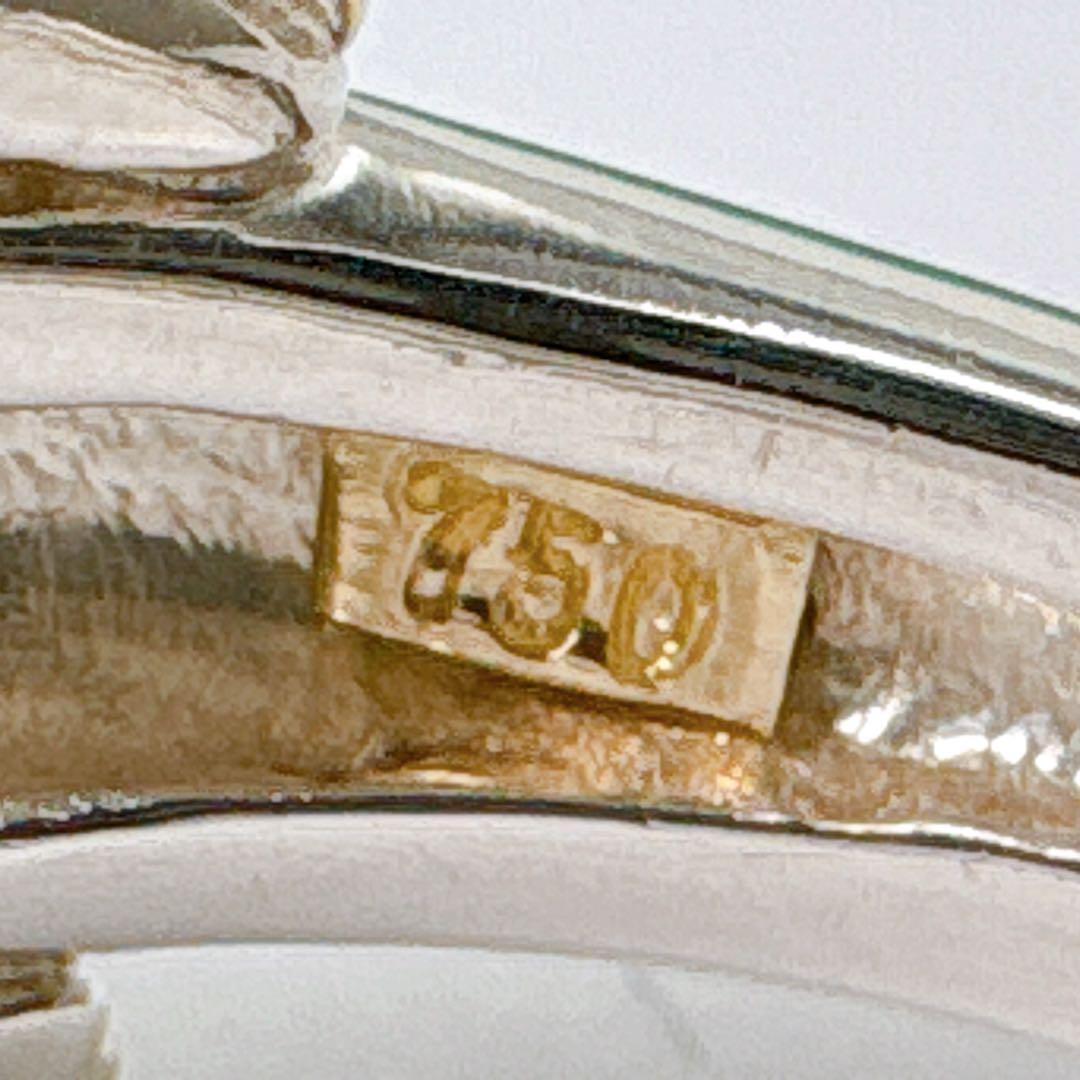 極美品 オールドティファニー シグネチャー コンビ 16号 シルバー k18