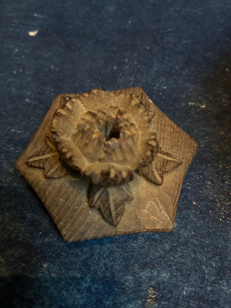 中国美術　香炉　大明萬暦年製　五彩　花と龍と鳳凰　六角香炉