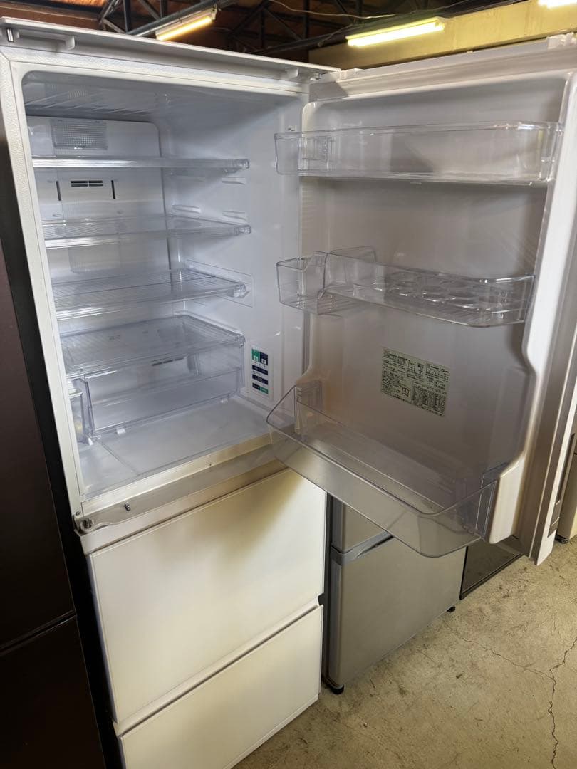 美品 シャープ 冷凍冷蔵庫 350L 両開きドア 2021年製 SJ-GW35G