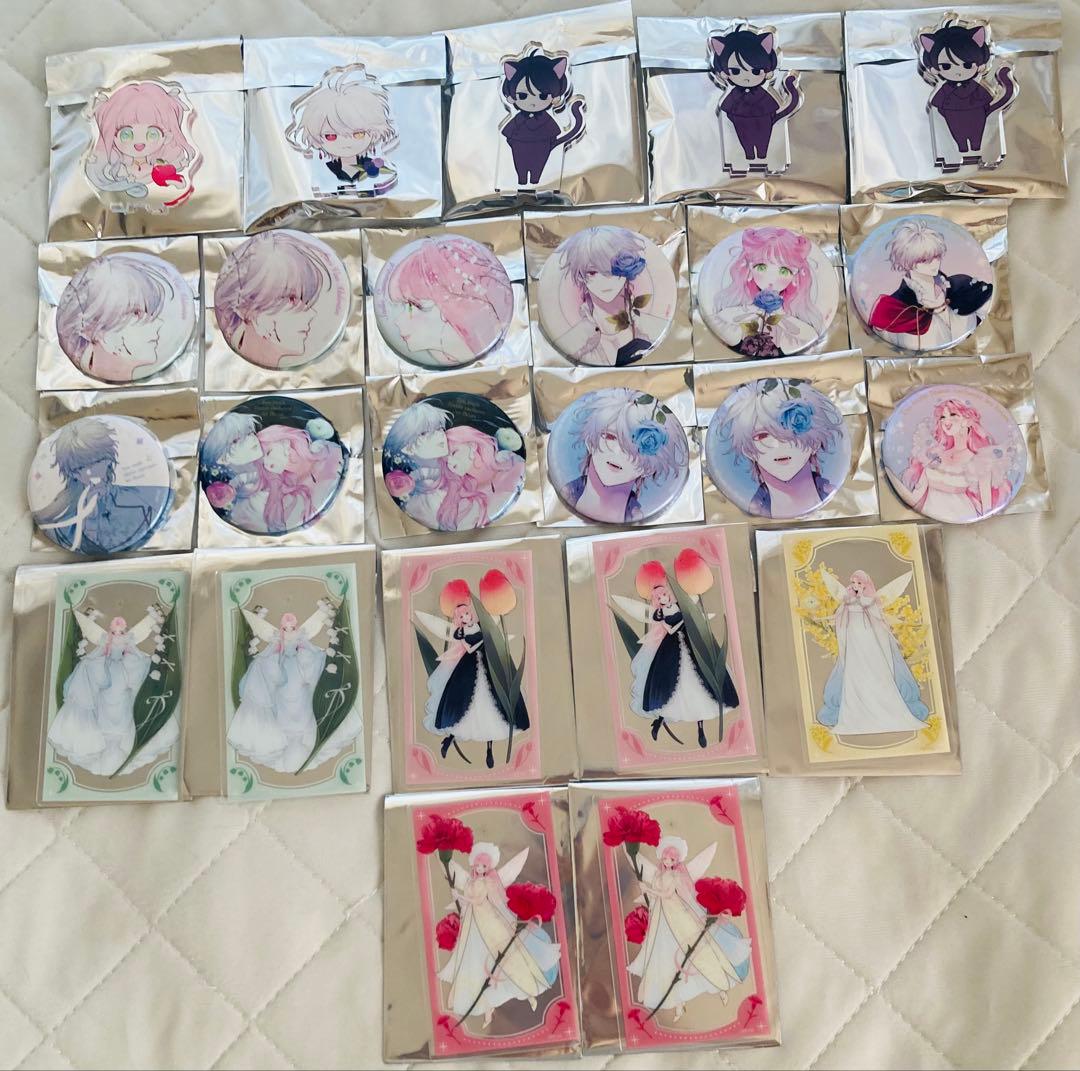 花秘める君のメテオール 花メテ オーロララメ缶バッジ ラビ　ステラ　マルイ　新品