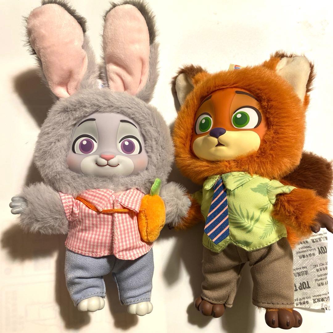 トップトイ　TOPTOY ズートピア　ぬいぐるみキーホルダー　ジュディ　ニック