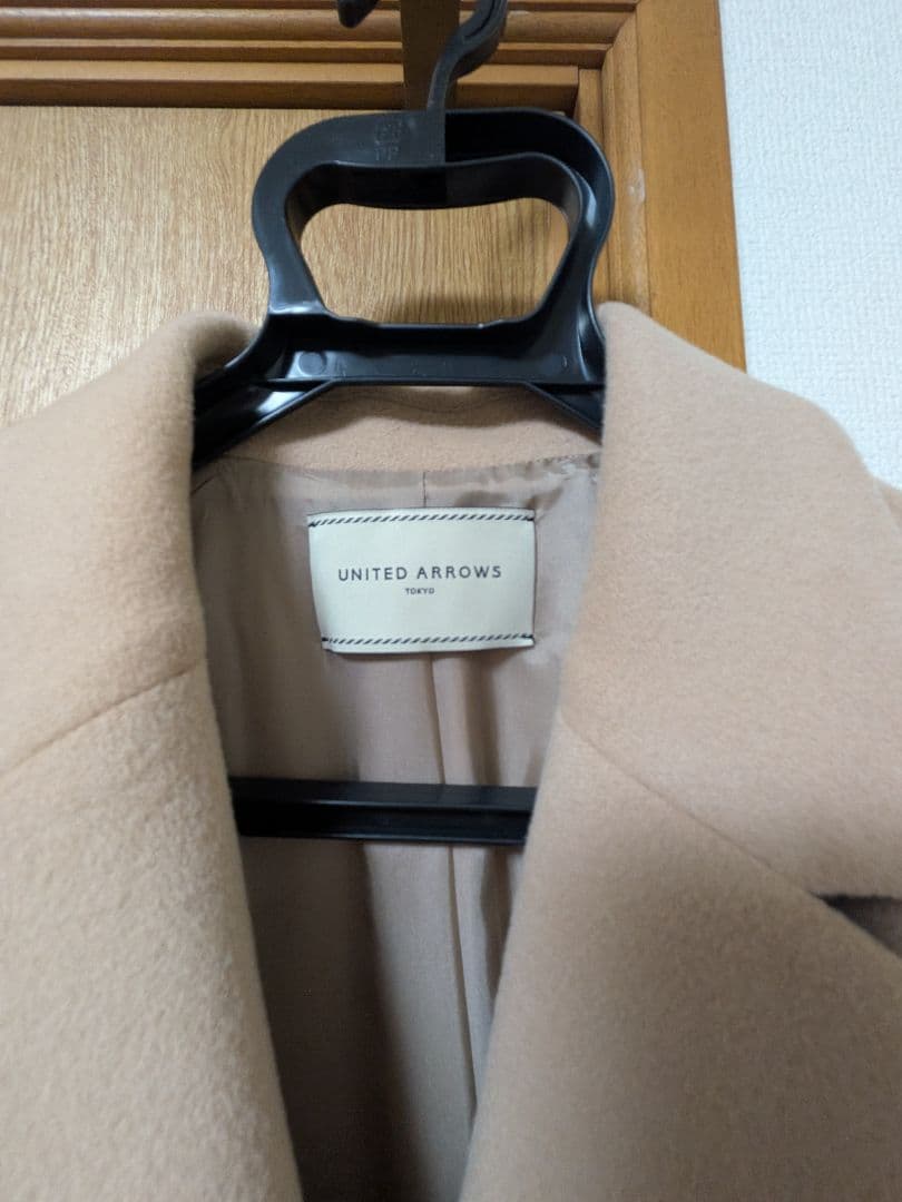 【美品】UNITED ARROWS ダブルブレストテーラードコート