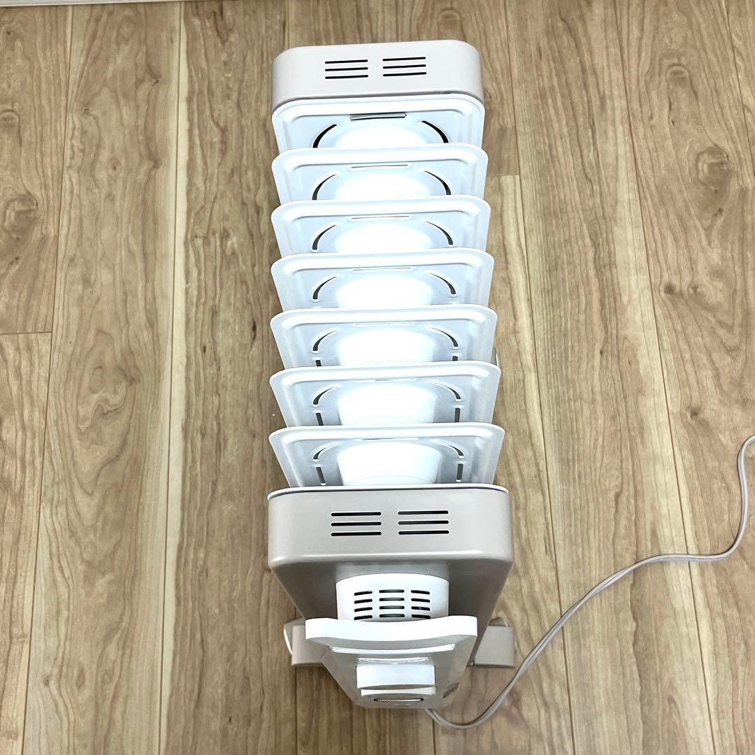 【美品】デロンギ ヴェルティカルド オイルヒーター RHJ21F0812-WH