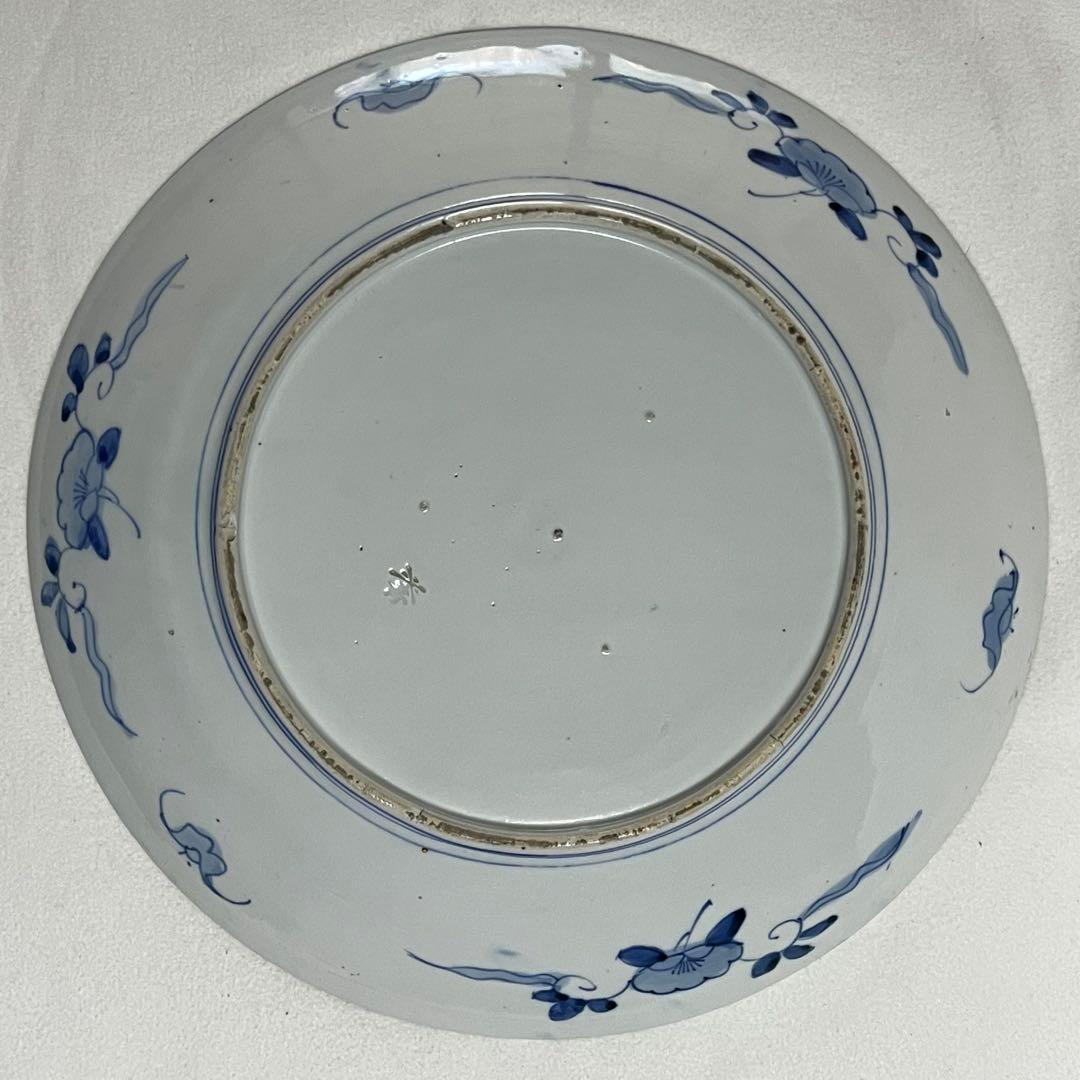 悲劇の精磁会社/大皿/明治伊万里/有田焼/￼径36cm