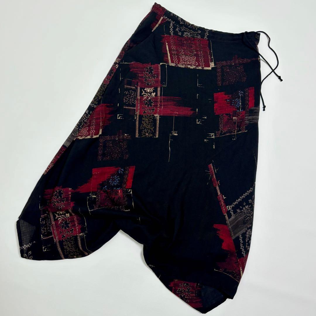 激レア 極美品✨ ワイズ ヨウジヤマモト スクラップ サルエル パンツ 黒