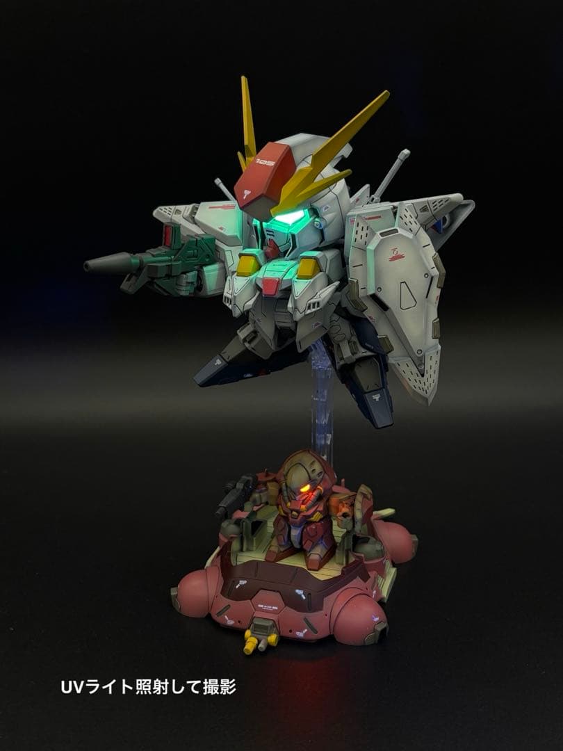 SDガンダム　BB戦士 クスィーガンダム　メッサー　ギャルセゾン　塗装済み完成品