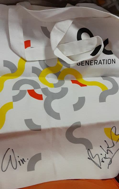 Mama ok トートバッグ　brightwinwサイン入り