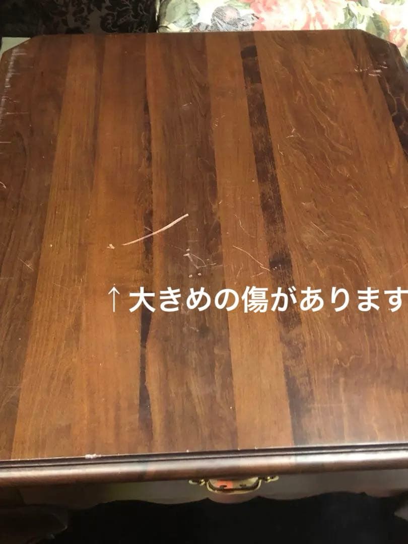 アメリカン ヴィンテージ♦️猫脚 引き出し付 テーブル♦️キンケイド♦️米軍♦️送料込