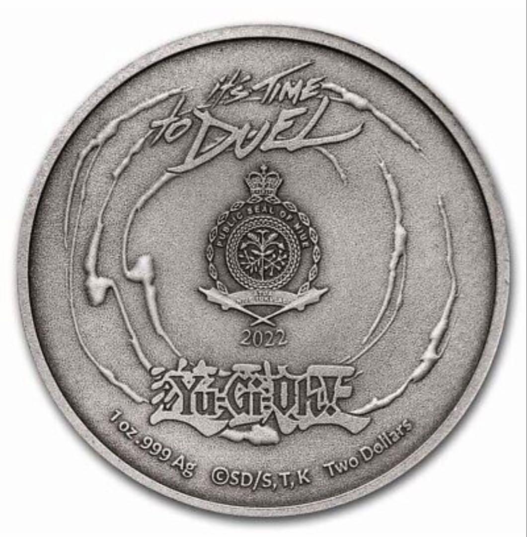 【限定525枚】ニウエ　遊戯王銀貨　1オンス