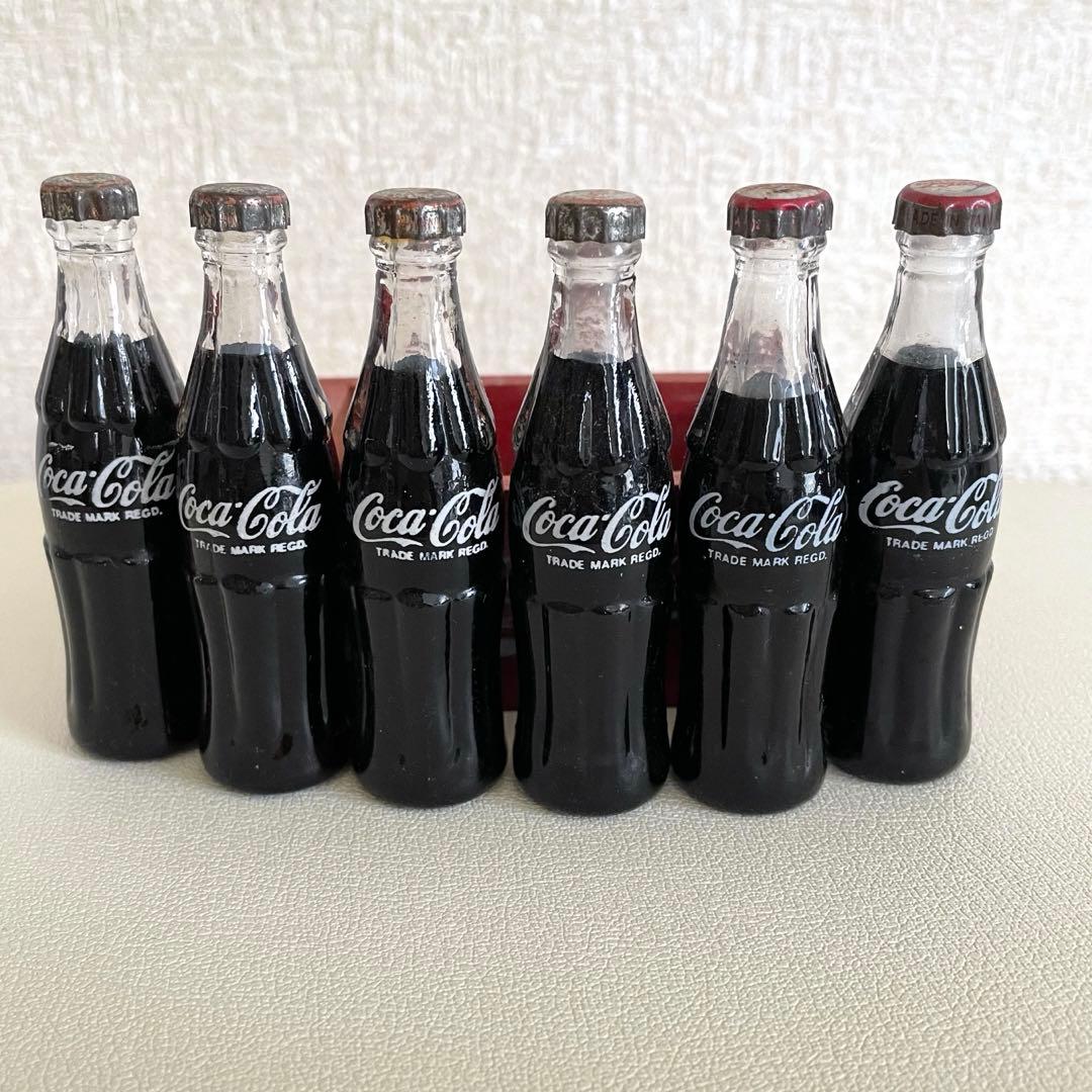 【激レア？？！】　コカコーラ　ミニチュア　昭和レトロ　アンティーク　6本
