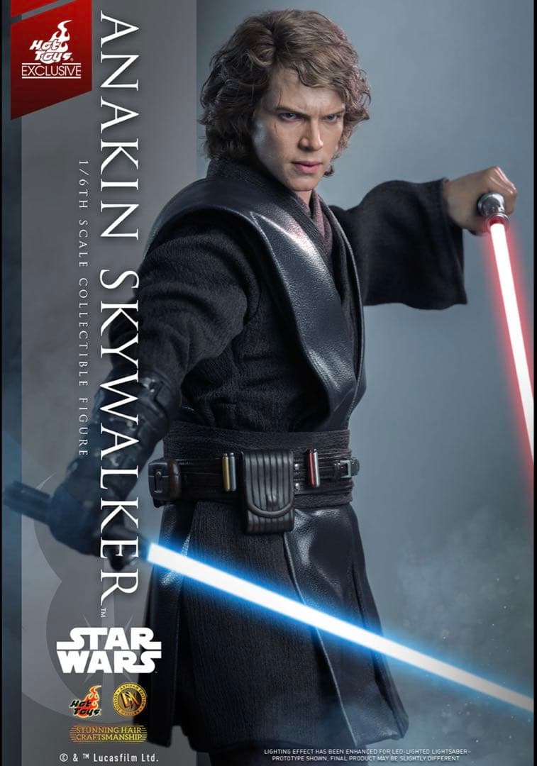 新品未開封 アナキン アルチザン ホットトイズ 1/6 スターウォーズ