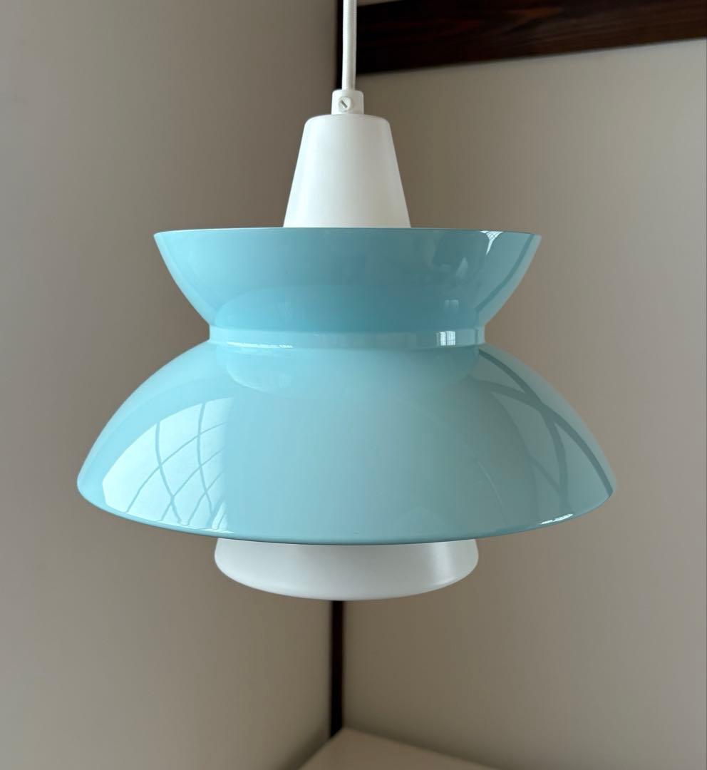 ルイスポールセン　ドゥー•ワップ　水色　美品　東芝LED電球付