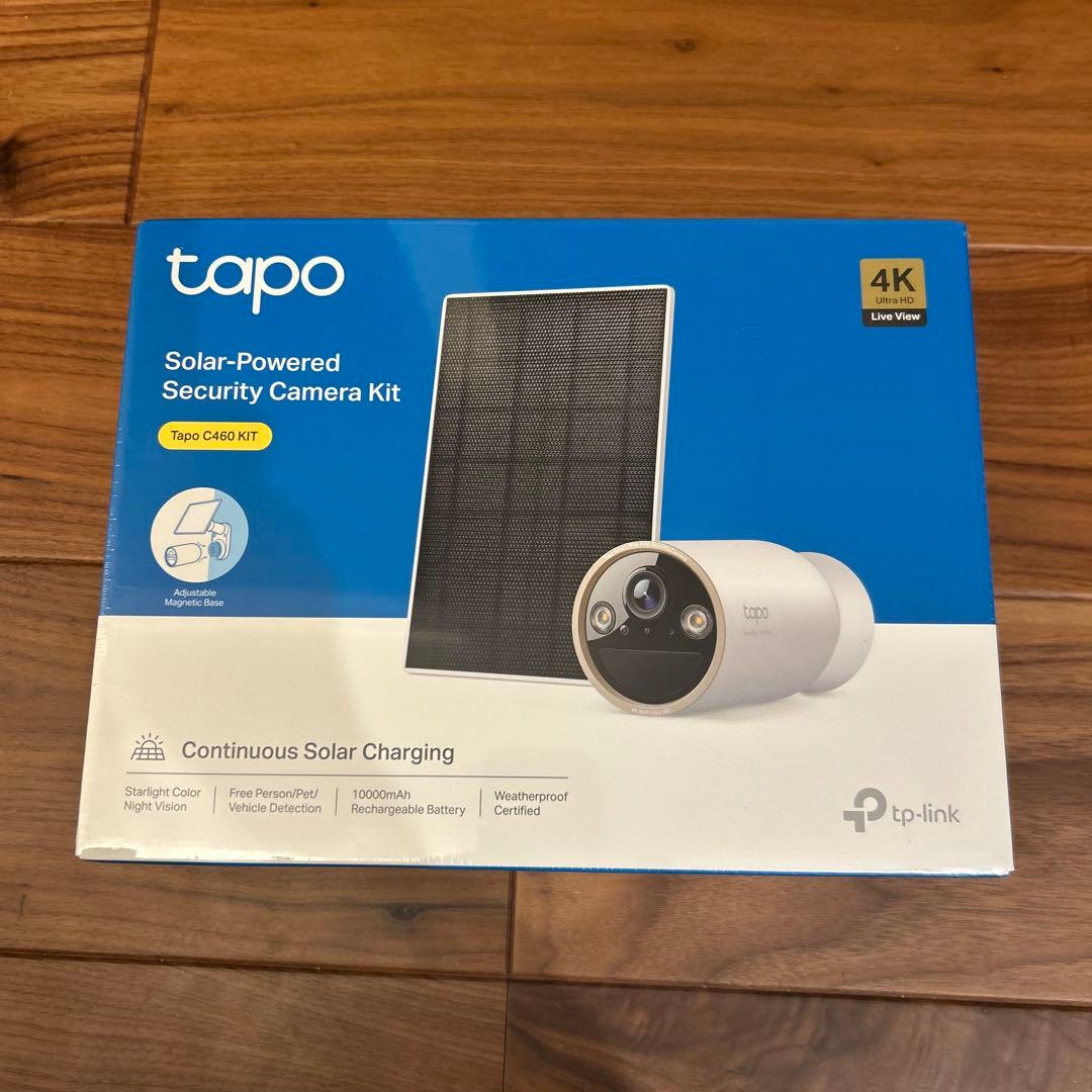 ティーピーリング　ソーラー　防犯・みまもりカメラ　tapo C460 KIT