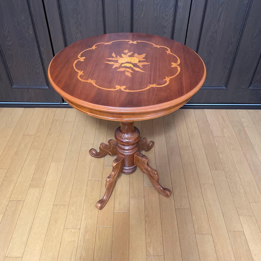 ①【条件あり】イタリア製　アンティーク　ダイニングテーブル