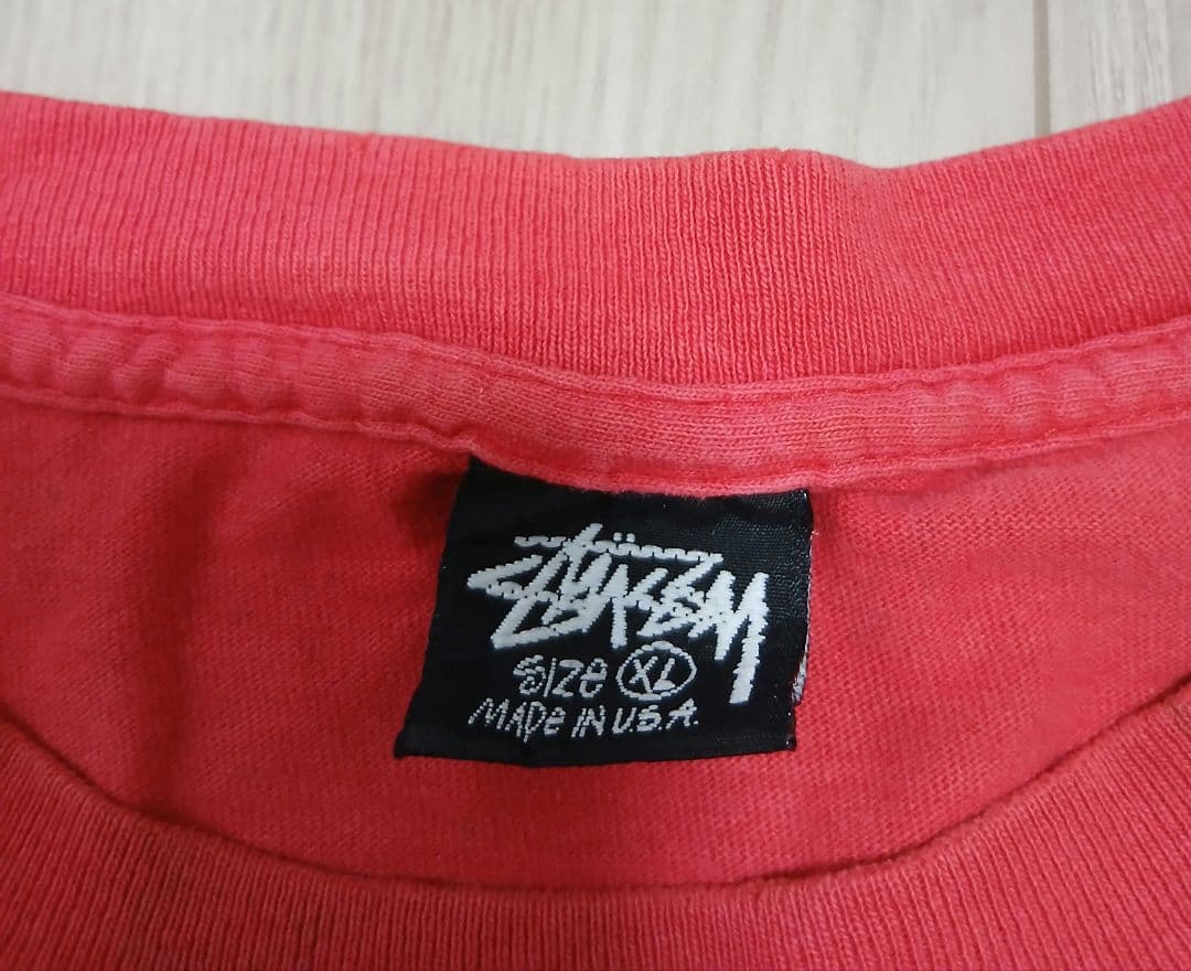 80s STUSSY XL Tシャツ 黒タグ Old Stussy USA製