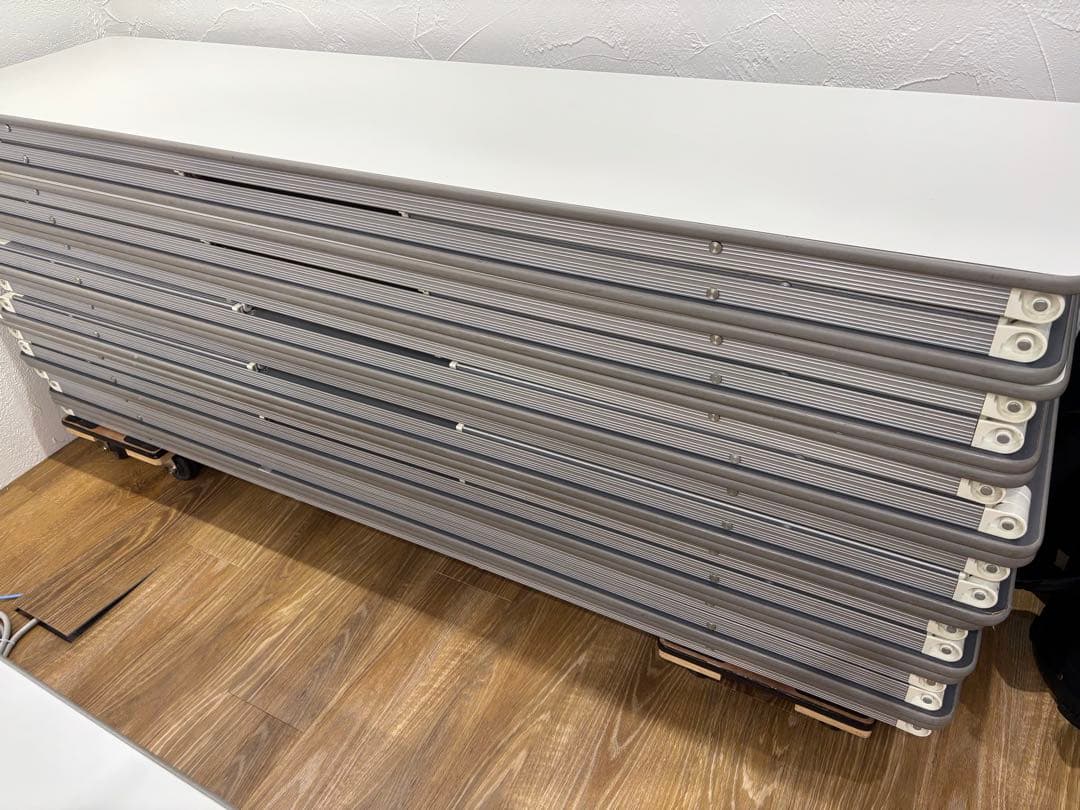 折りたたみ長テーブル ホワイト会議　セミナー14台