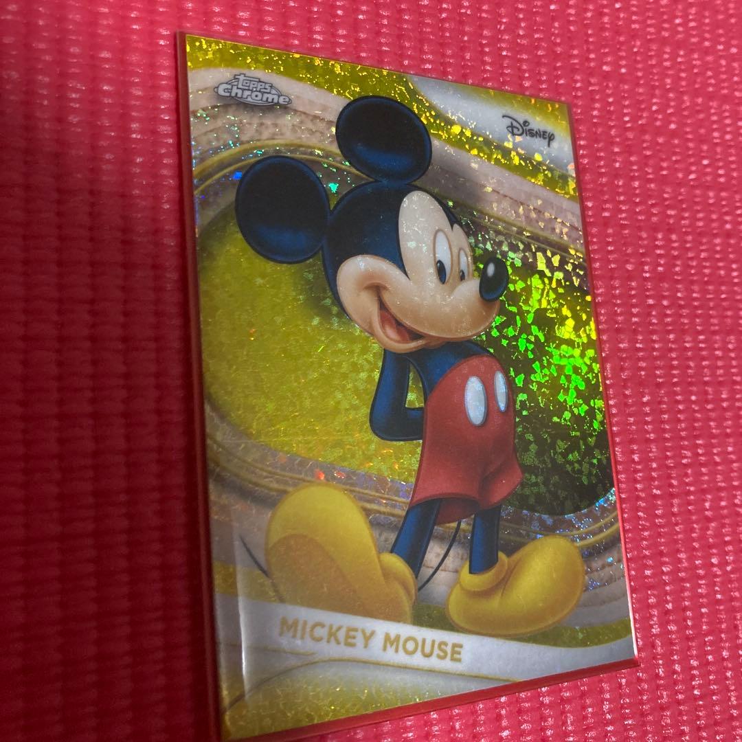ミッキーマウス トレーディングカード ホロ加工