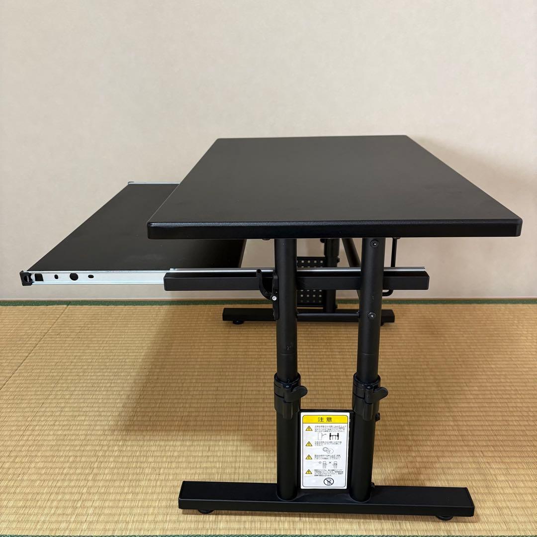 極美品 Bauhutte バウヒュッテ 昇降式PCローデスク